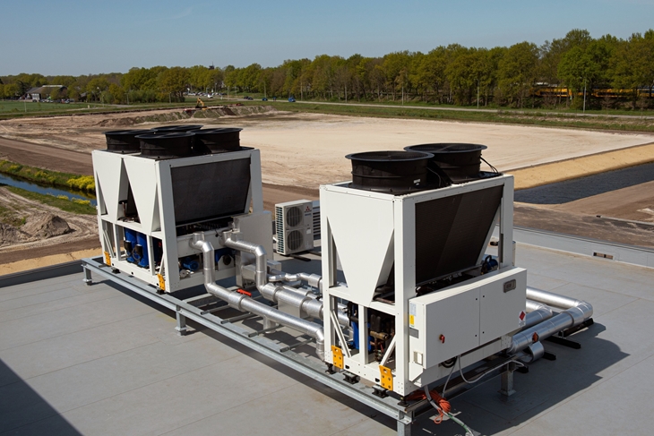 Chiller op het pand van Peti Protein