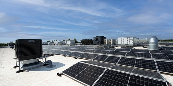 All-electric klimaatinstallatie voor de industrie