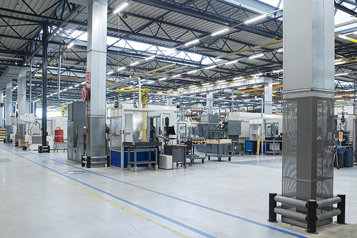 Dankzij verticale verdringingsventilatie geen tocht op de werkvloer.