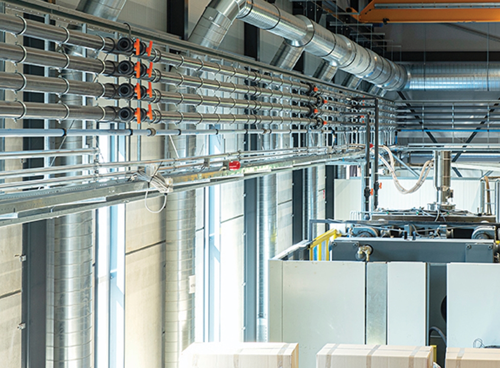 Centraal geregelde toortsafzuiging