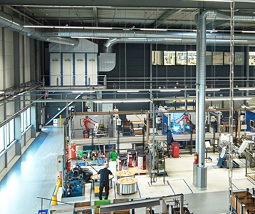 Koninklijke Auping brengt rust in lasrookafzuiging