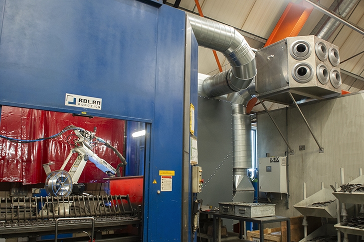 FM voor lasrookafzuiging van lasrobot