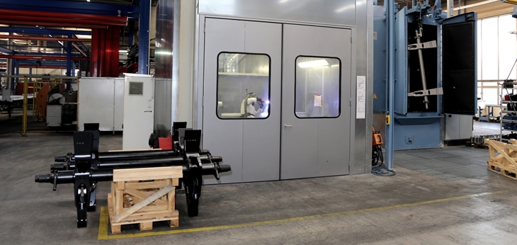 Buitenaanzicht afzuigcabine