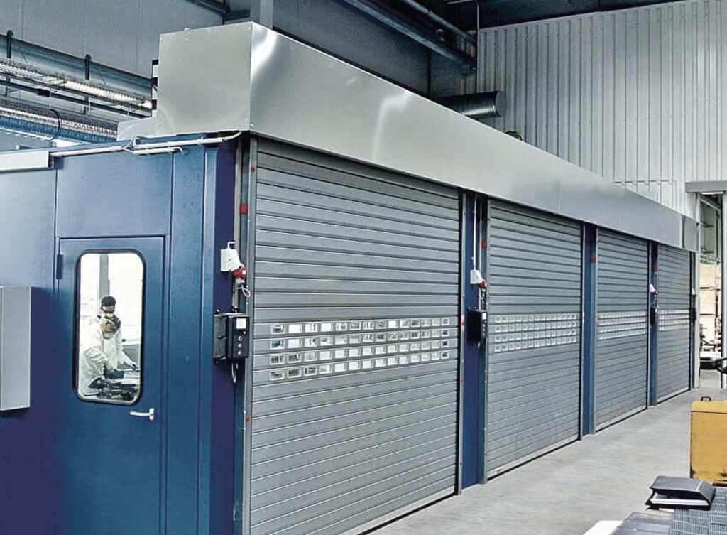 Cabinewerkplekken in verschillende uitvoeringen