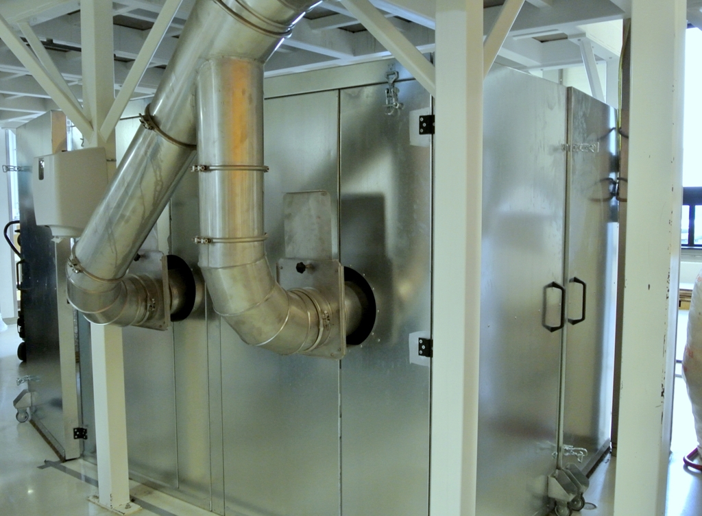 Explosieveilig afvoeren van stof