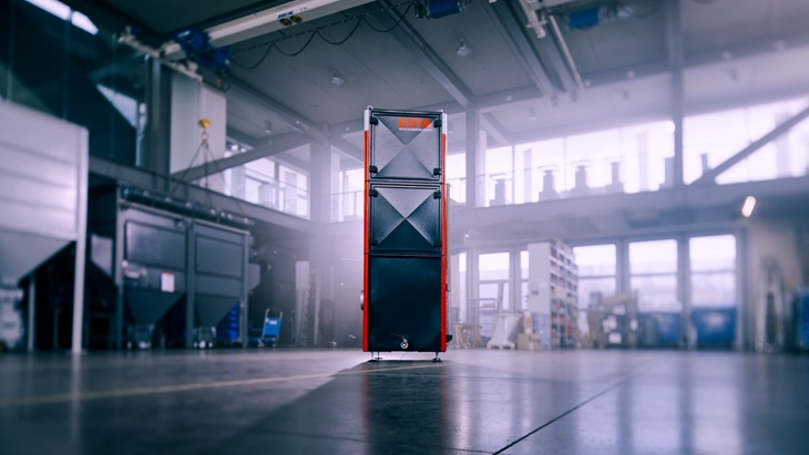 Stationaire afzuigunit DUSTOMAT Hydro. Natte afscheider voor metaalstof.