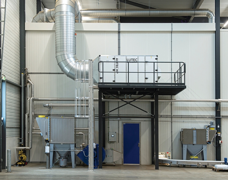 Geconditioneerde lucht voor de pasteurisatielijn van FISCe