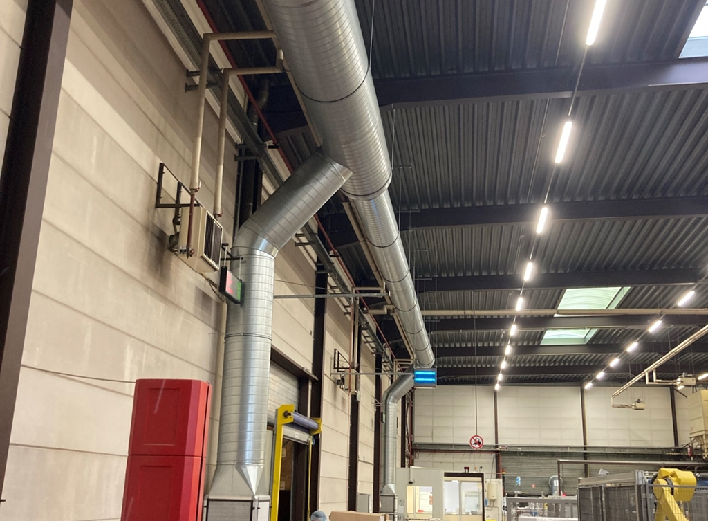 Duurzame koeling voor productiehal of fabriek