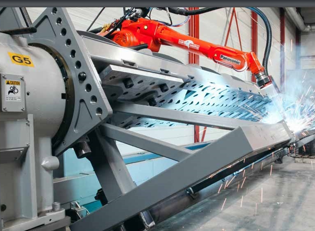 Industriële afzuiging bij lasrobots