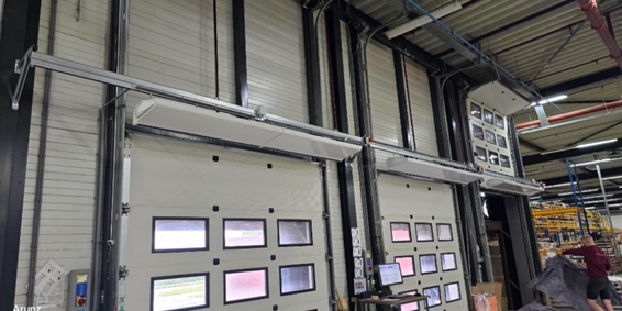 Industrieel luchtgordijn