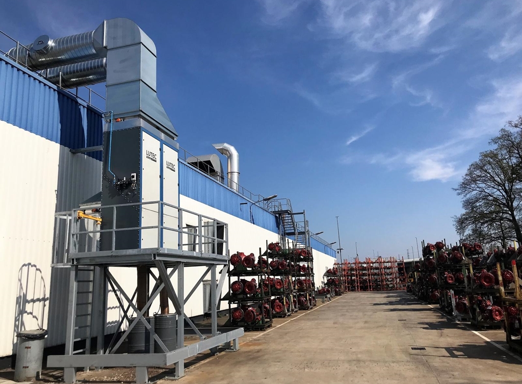 Filter- en ventilatie-unit afgestemd op zware lasapplicaties