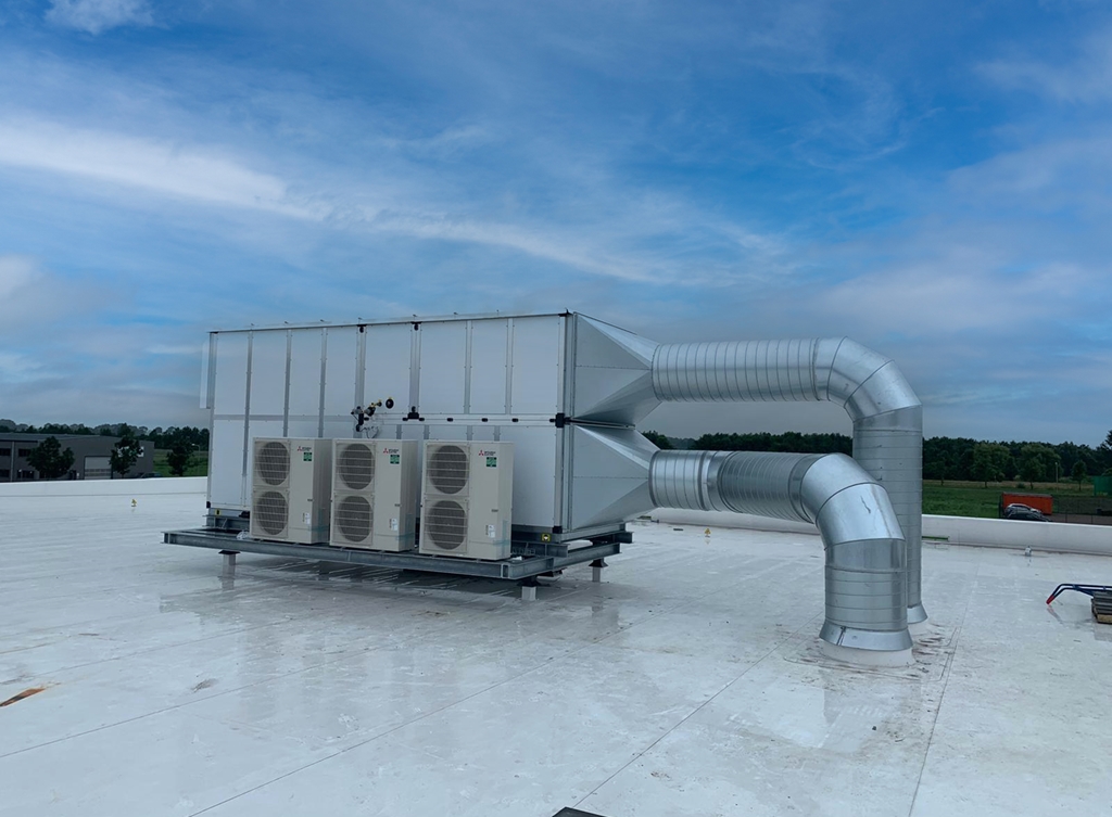 Mogelijkheid van mechanische koeling via DX-koeling