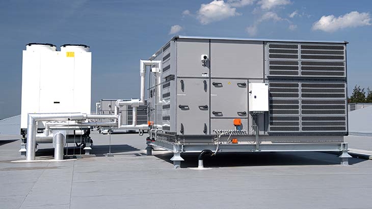 Warmtepomp en luchtbehandelingskast