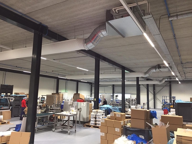 Koeling productieruimte