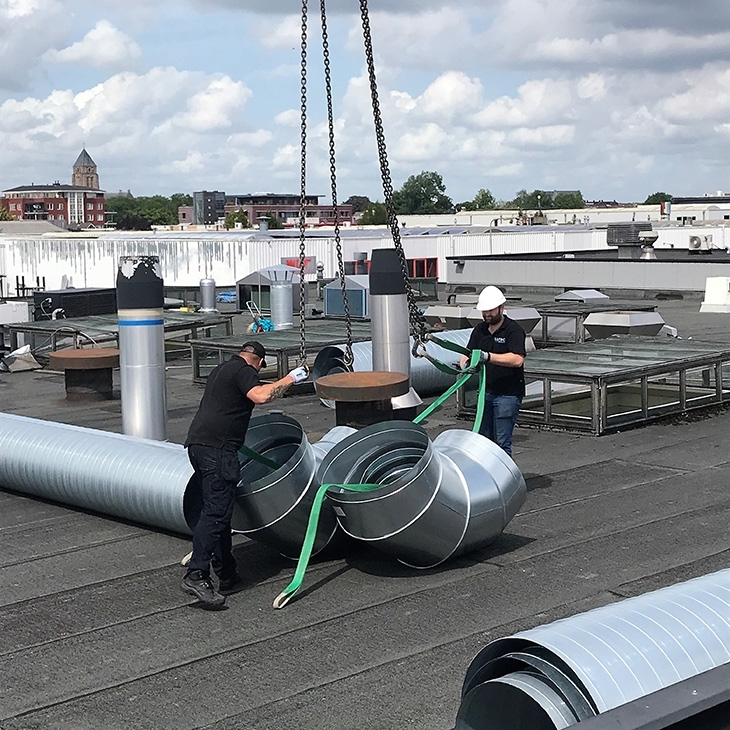 Montage luchtbehandeling