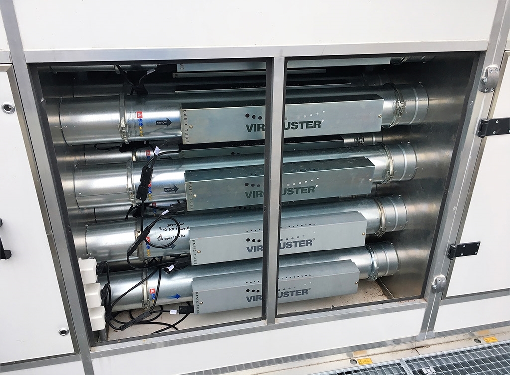 Zuivere lucht in de productieruimte