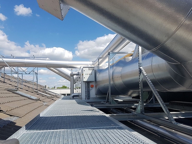 Geïsoleerde luchtkanalen