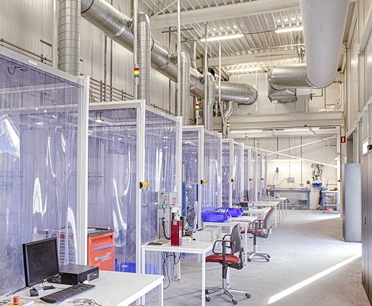 Ventilatiesysteem laboratoriumruimte