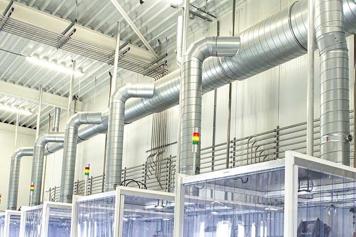 Dampafzuiging cabines