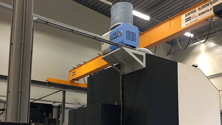 Dampafzuiging CNC omgeving