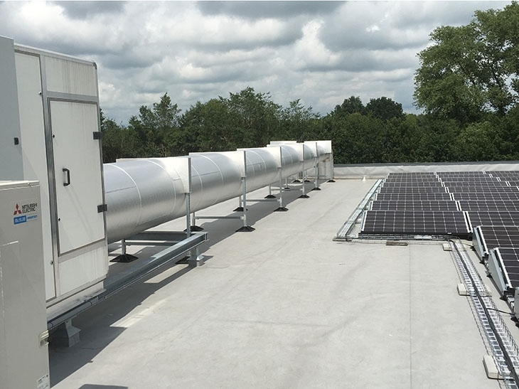 Toevoerkanaal geïsoleerd