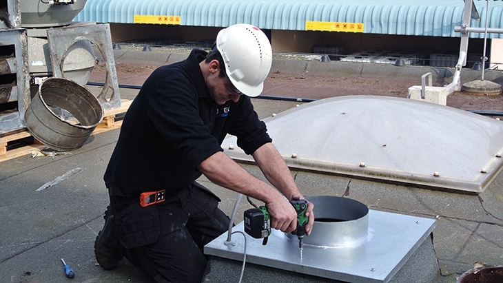 Montage afzuigsysteem