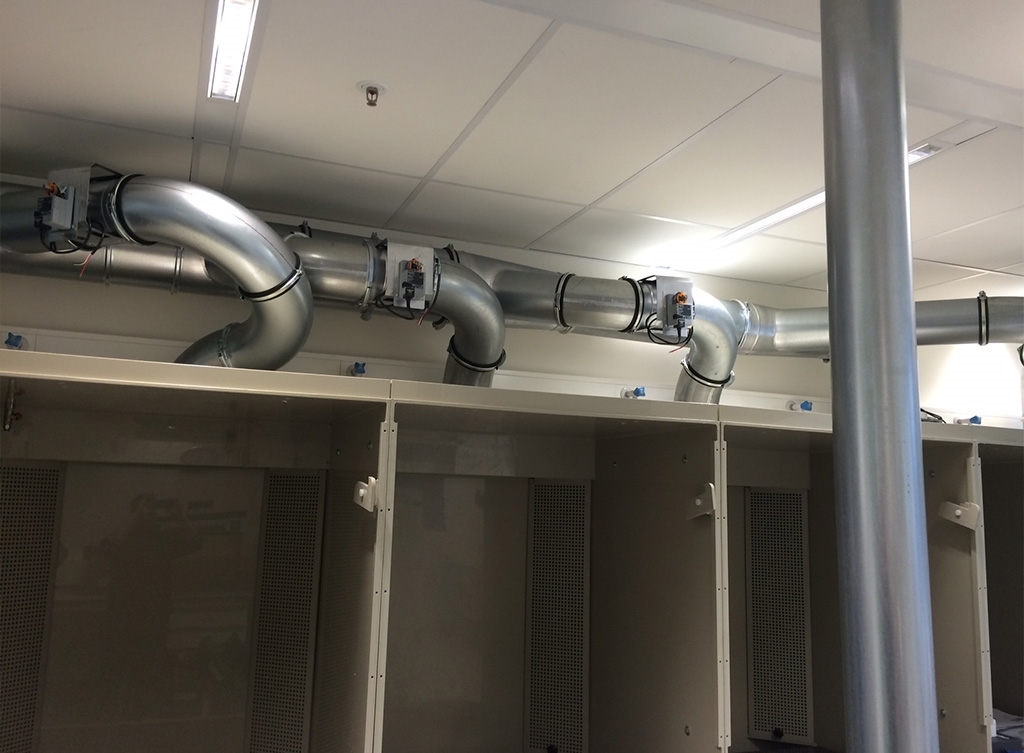 Stofkasten met afzuiging