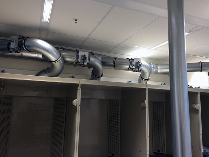 Leidingsysteem stofafzuiging