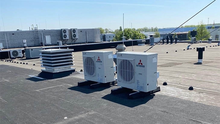 opstelling warmtepompen