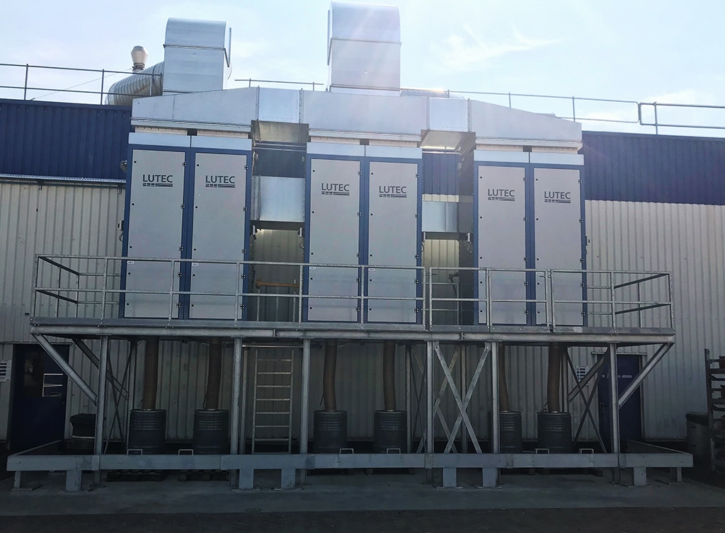 Filter- en ventilatie-unit afgestemd op zware lasapplicaties