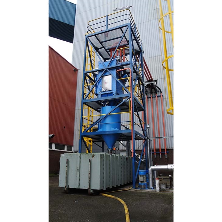 Breekplaat ontstoffingsinstallatie