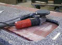 Stofafzuiging schuurmachine