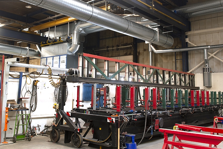 Filterinstallatie lasrook