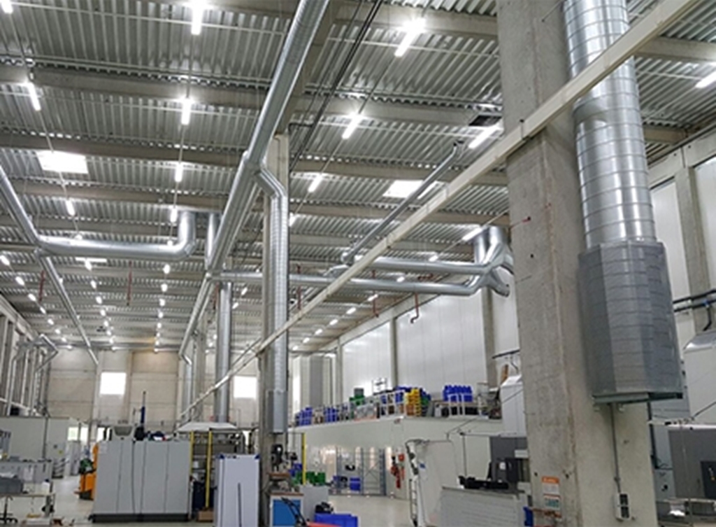 Ruimtelijke afzuiging van dampen