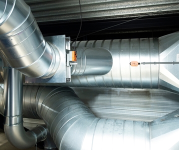 Spiraal gefelst, verzinkt plaatstaal