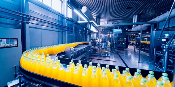 Schone, geklimatiseerde lucht in de voedingsmiddelenindustrie