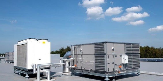 Warmtepomp en luchtbehandelingskast