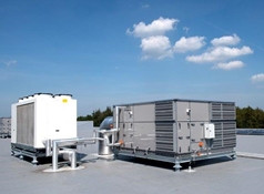 Warmtepomp en luchtbehandelingskast